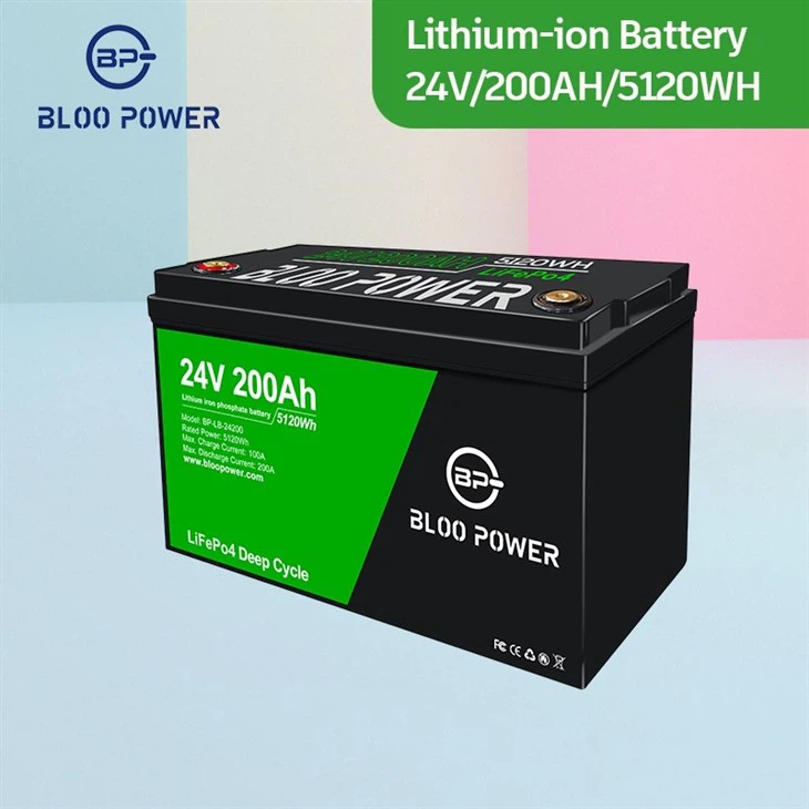 lithium ion batteries 24V 200Ah